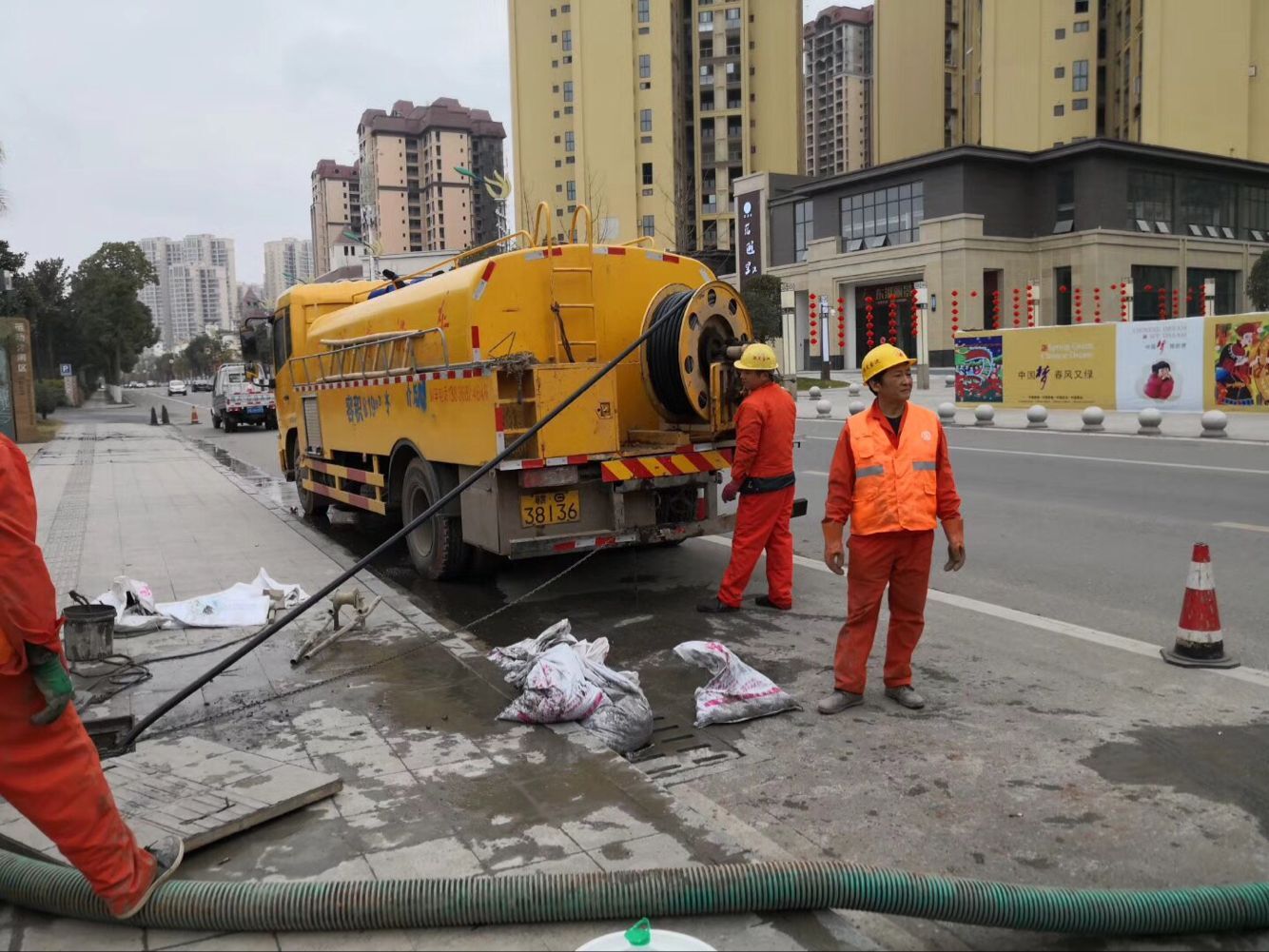 叠彩排污管道清淤-管道清洗
